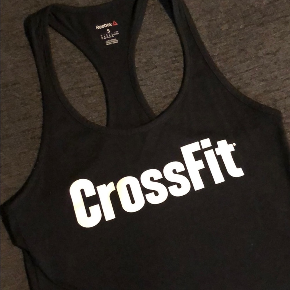 Reebok CrossFit black tank top